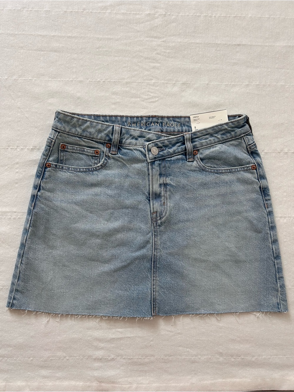 American Eagle Outfitters Light Blue Denim Mini Skirt